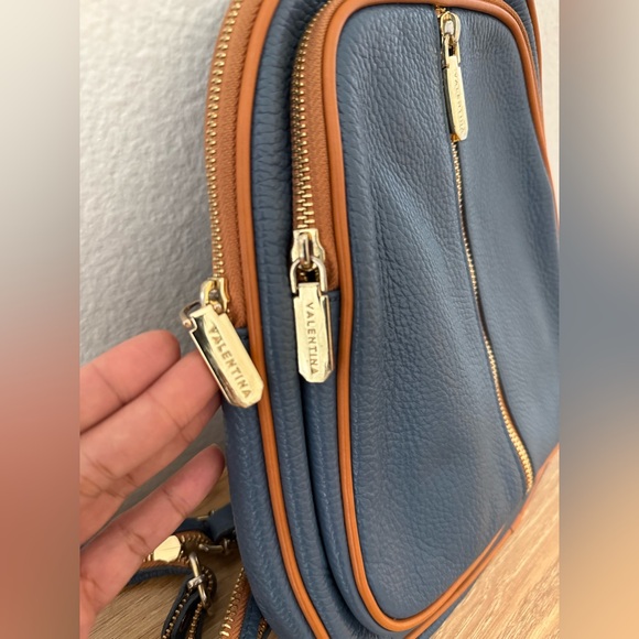 Valentina Italian Leather Convertible Sling Mini Backpack - Picture 4 of 15